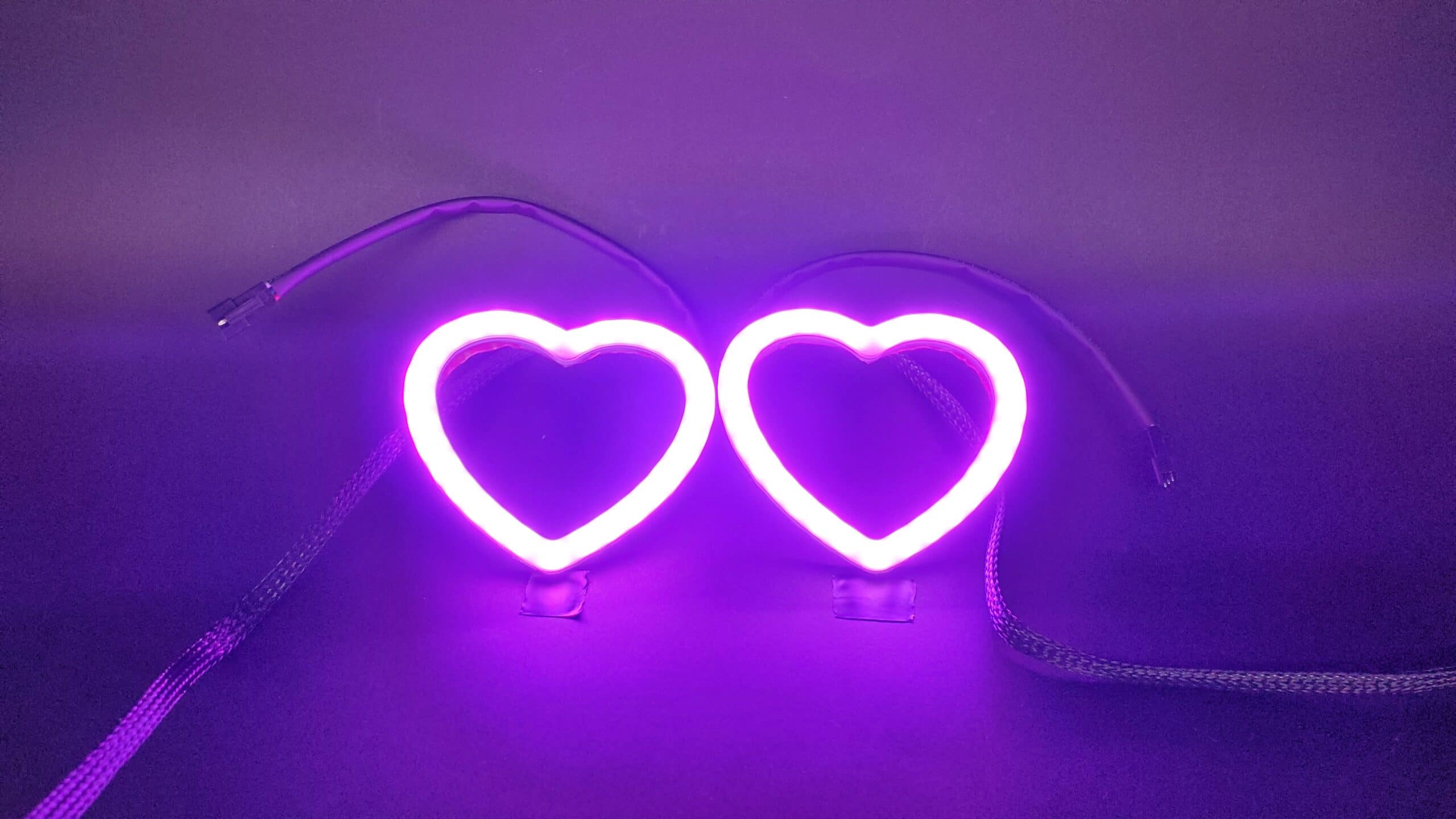 GT RGBW Chasing Heart Halos (Neopixel)